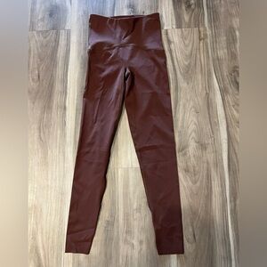 Chocolate Spanx Booty Boost Leggings, Like New, XS